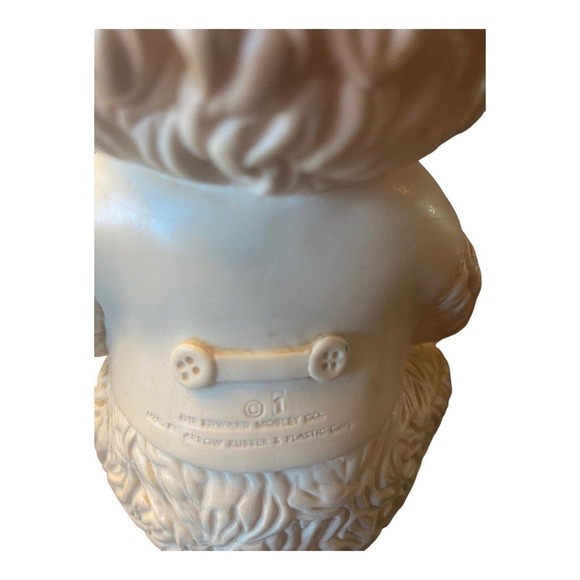 Rubber Squeak Toy Bear Edward Mobley Co Hat Tie Vest Works Vintage READ - Picture 5 of 11